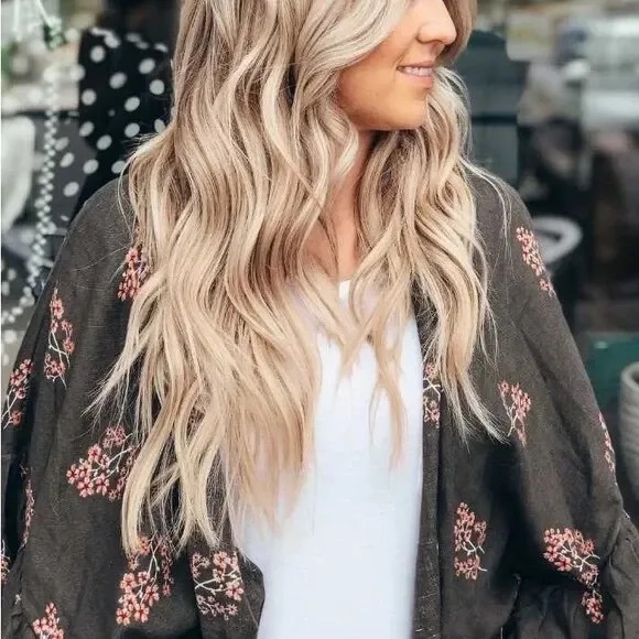 Universel Thread linen blend kimono vest - Picture 3 of 10